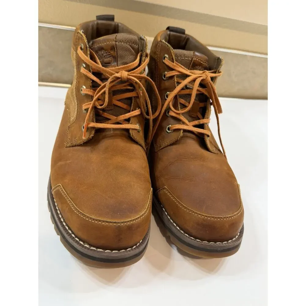 Timberland Larchmont Chukka Boots Men’s 11.5 Brown Leather Suede A13HD Ortholite